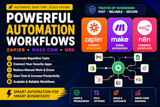 build crm automation workflow using zapier make com n8n ai agent api integration