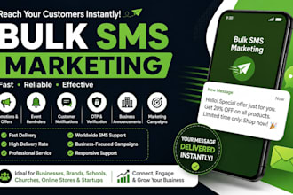 send bulk sms sms marketing and text campaign