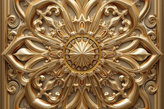 create luxury ornamental relief designs for cnc carving