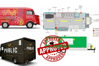 create resturant permit drawings and commercial kitchen plans