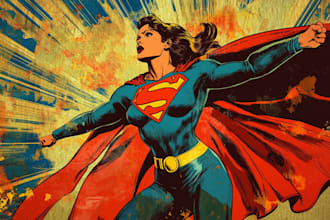 draw comic book illustration with comic book illustrator