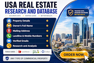 provide skip tracing and research for commercial properties