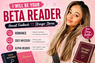 be your romance beta reader, alpha reader, cozy mystery beta reader