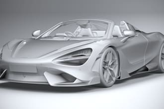 3d car modelling, fusion 360 car for 3d printing,  car body kit, automotive cad