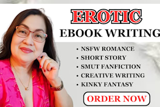 write bdsm romance short stories fanfiction ghostwriter nsfw erotic spanish