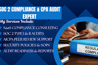 provide soc 1 and soc 2 audit, aicpa peer review audit for saas companies