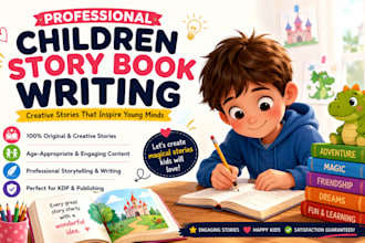 children story book writing child book storybook writer story book illlustration