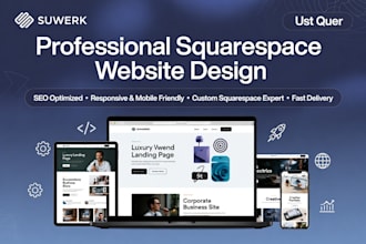 design and build a custom squarespace website