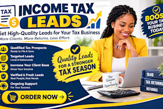 income tax leads income tax website finance website income tax logo preparation