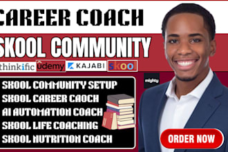 launch skool membership community for career, ai automation and life coaching