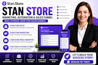 setup stan store stan store marketing automation email funnel