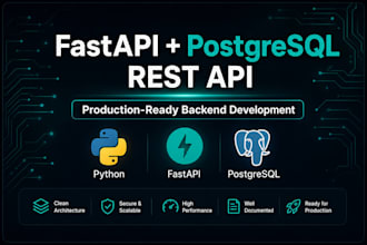 build a fastapi rest API with postgresql and jwt auth