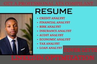craft financial analyst, insurance analyst and  business analyst resume