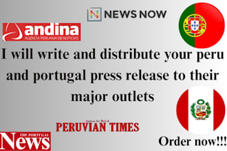 write and distribute your peru and portugal press release to their major outlets