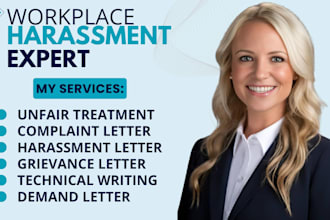 write workplace harassment complaint letter employment law