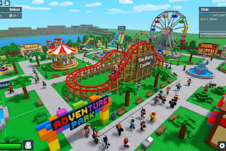 create roblox map design, game worlds, terrain, cities and realistic environment