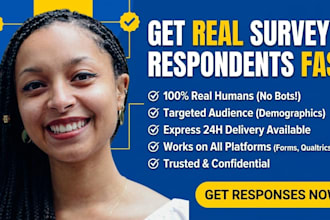 get real respondents for your academic research