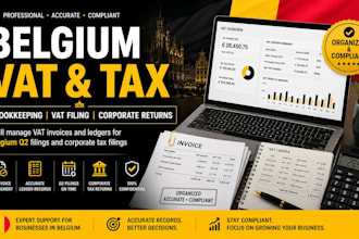 do vat invoices and ledgers for belgium q2 filings and corporate tax filings