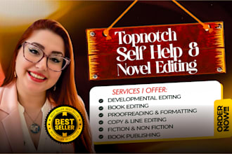 edit proofread format and publish your self help nonfiction book for KDP