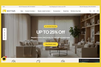 build curtain and blind website window treatment home decor interior decor store