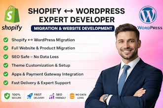migrate shopify to wordpress with SEO intact