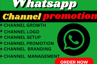 increase whatsapp channel to hit 50k channel, VIP whatsapp promotion green tick