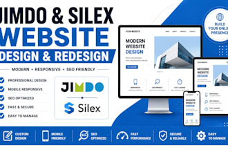 design jimdo silex website redesign jimdo website setup SEO responsive website