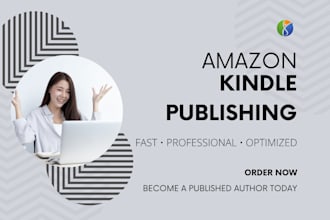 format and publish your ebook on amazon kindle direct publishing KDP