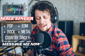 be male pop singer, edm singer, rnb song, afro house, pop singer, rnb song