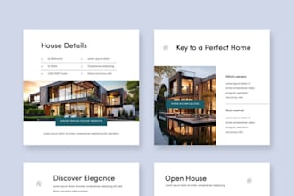 design real estate property listing brochure, prospectus and marketing kit