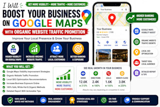 boost your google maps visibility with organic website traffic