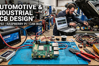 design esp32 and raspberry pi pcb for automotive and iot embedded systems