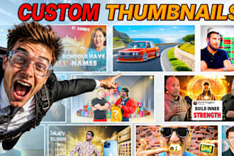 design a professional youtube thumbnail  that boosts CTR