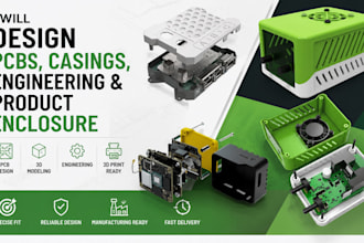 design pcbs, casings, engineering and product enclosure