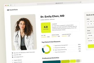 design home care website, healthcare website, dna testing, dental clinic website