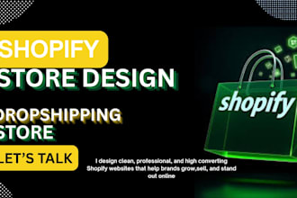 do shopify store design dropshipping store redesign store