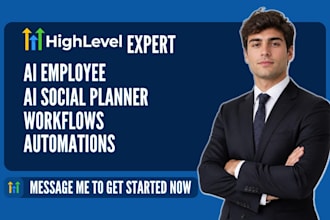 ghl setup gohighlevel ai social planner ai employee ghl workflow automation