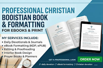 format edit proofread daily devotion christian ebook prayer book