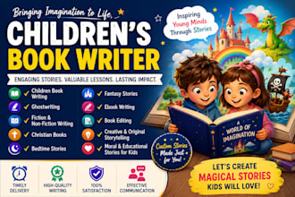 ghostwrite children story book kids story book children book writer ghostwriter