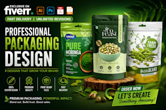 create premium peptide label design, supplement label design, product label