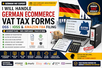 handle german e commerce tax forms oss ioss and amazon fba filing
