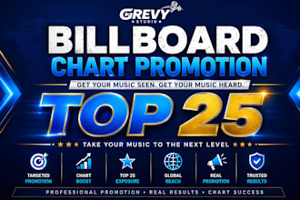 chart your spotify music on top 25 billboard music chart