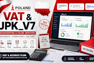 do poland vat bookkeeping and jpk v7 filing in comarch, symfonia or wfirma