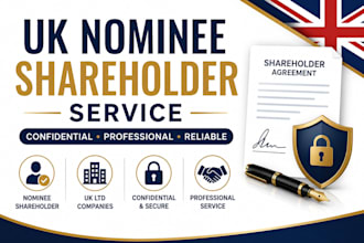 provide UK nominee shareholder service for ltd companies