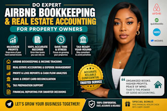 do expert airbnb bookkeeping and real estate accounting for property owner