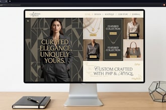 develop a custom PHP mysql website from scratch