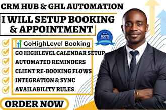 setup booking and appointment on gohighlevel automation ghl calendar integration