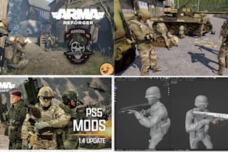 do arma reforger server setup, arma reforger weapons, map creation, arma mod