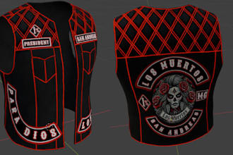 make fivem kuttes custom fivem clothing kuttes mc mc vest biker clothing kuttes
