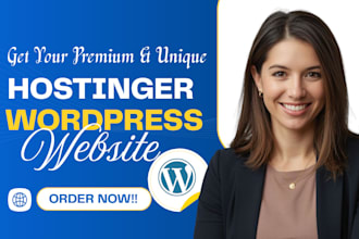 design hostinger wordpresss website redesign wordpress elementor website